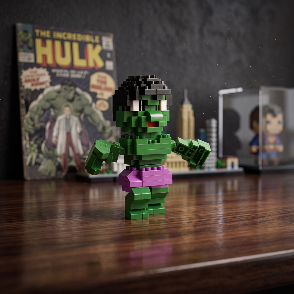 Hulk Mini Bricks Figure Set