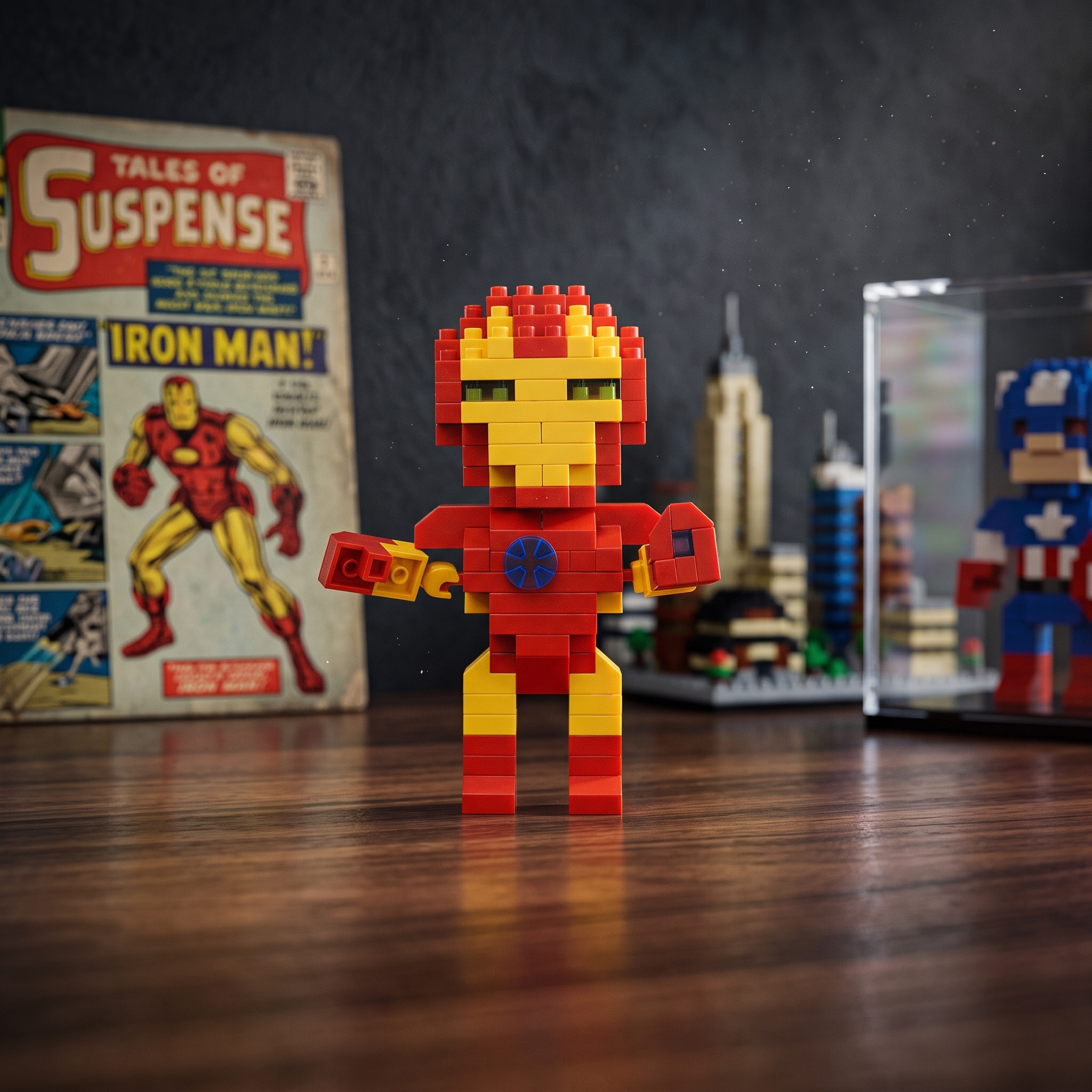 Iron Man Mini Bricks Figure Set