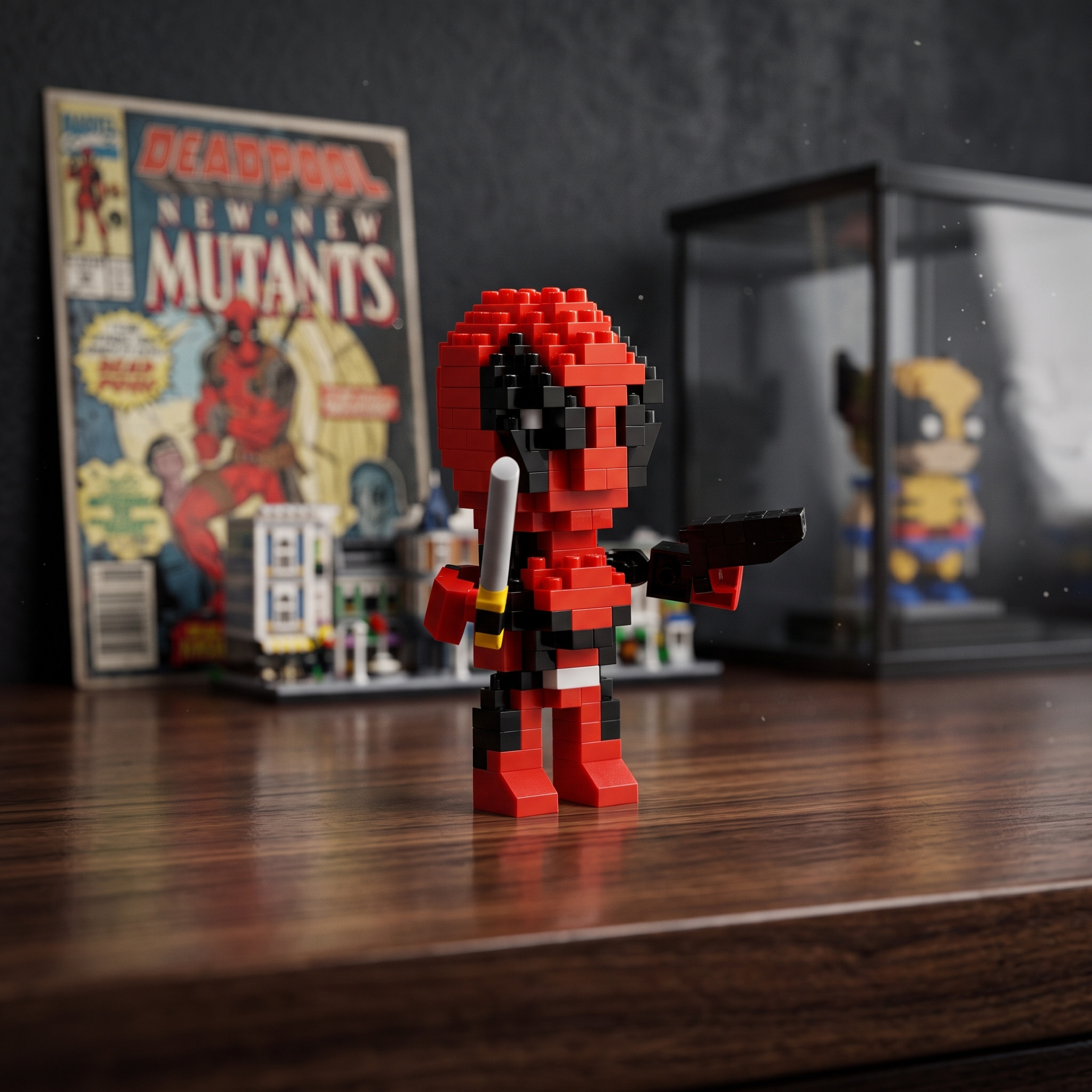 Deadpool Mini Bricks Figure Set