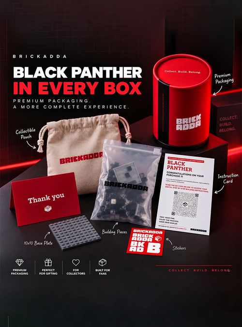 Black Panther Mini Bricks Figure Set