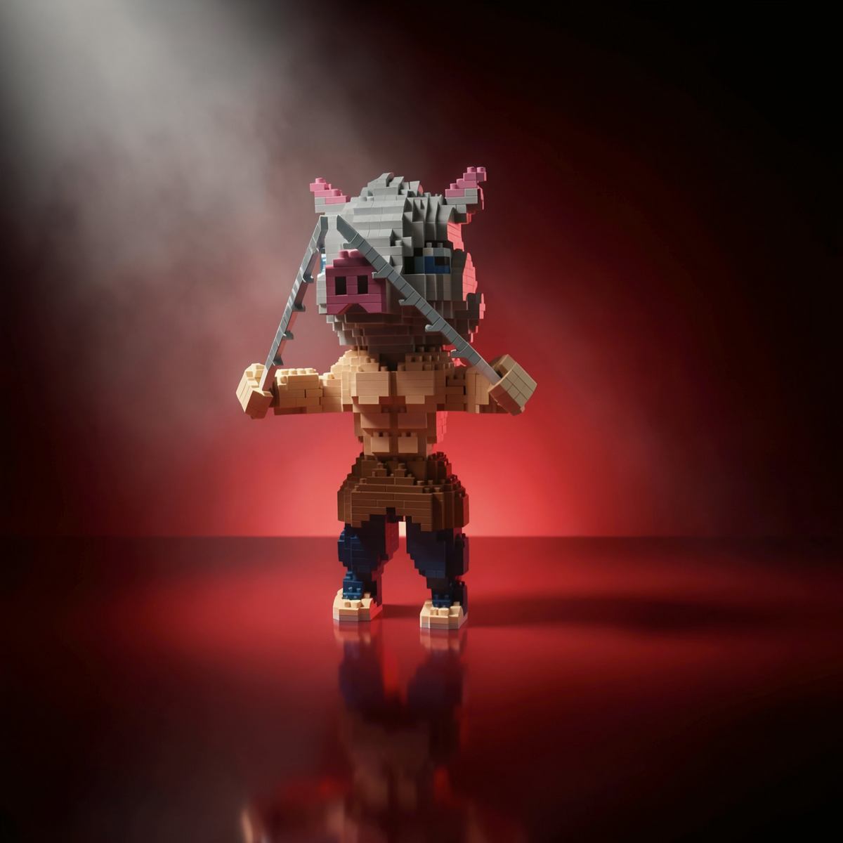 Inosuke Hashibira Large Bricks Figure Set