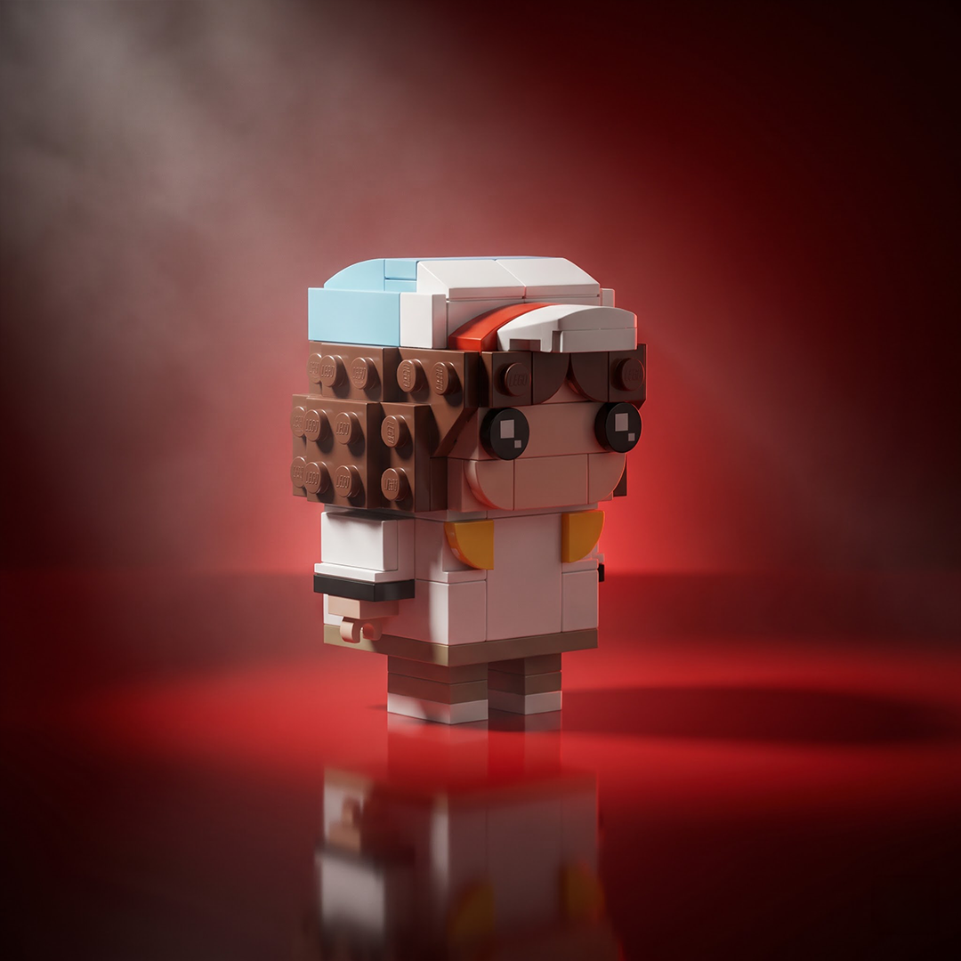 Dustin Henderson Mini Bricks Figure Set