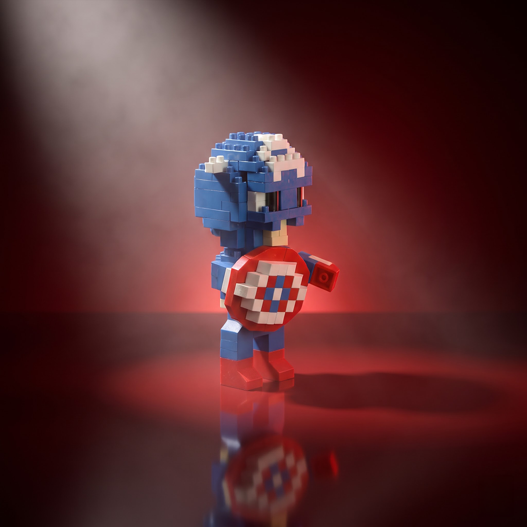 Captain America Mini Bricks Figure Set