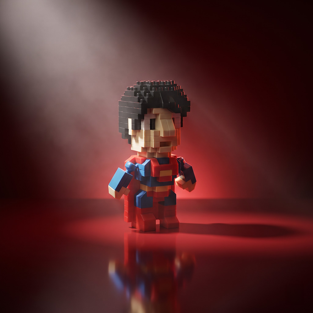 Superman Mini Bricks Figure Set